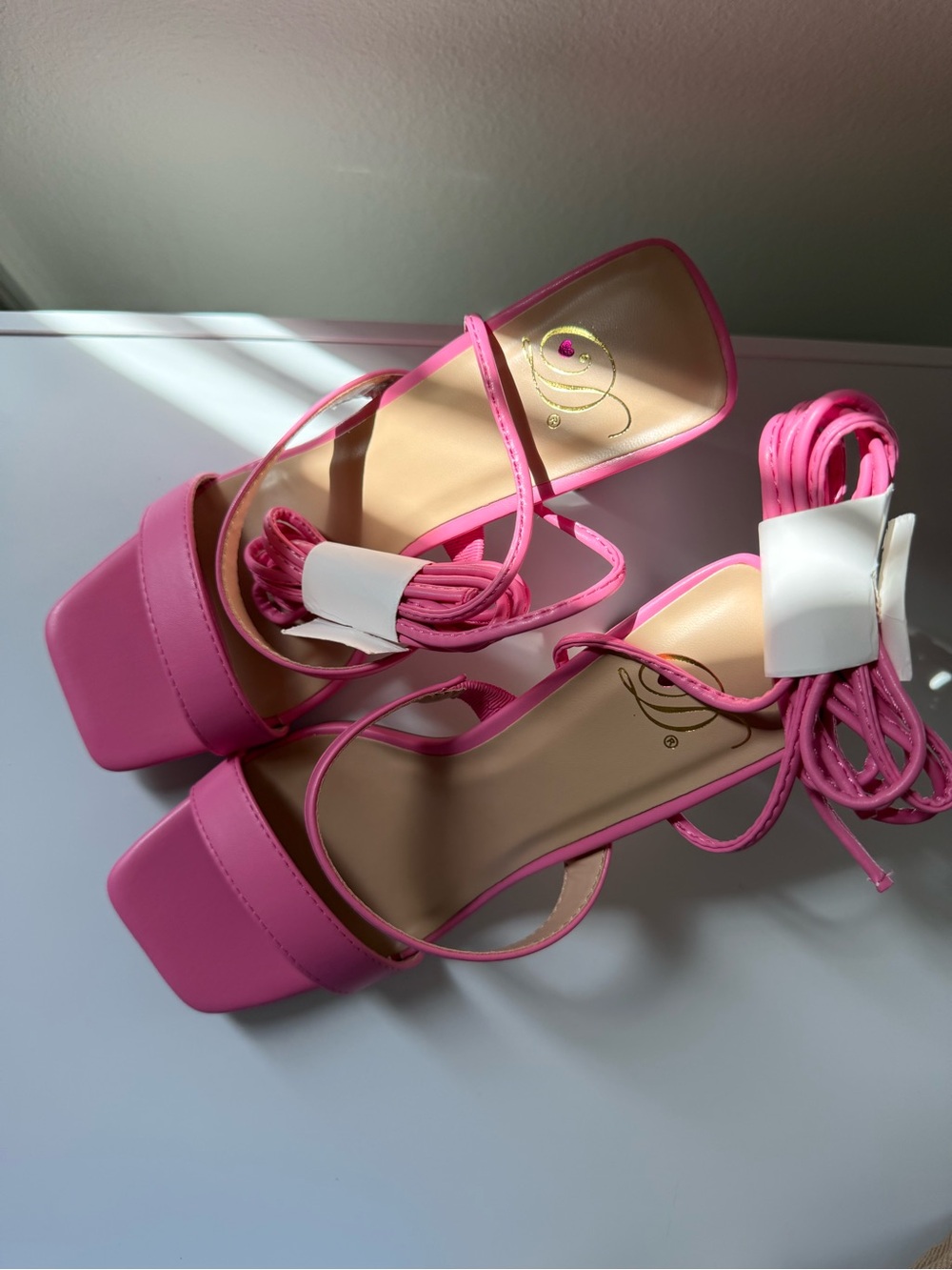 Pink Heel Sandals - Picture 4 of 7